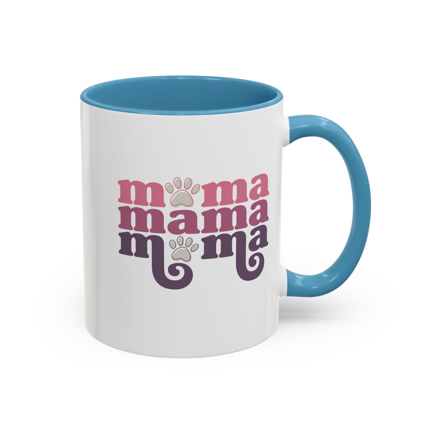 Trendy Mama Coffee Mug/Cute Pet Lover Mug - Cat Moms/Dog Moms/Cute Paw Print Mom Gift (11/15oz)