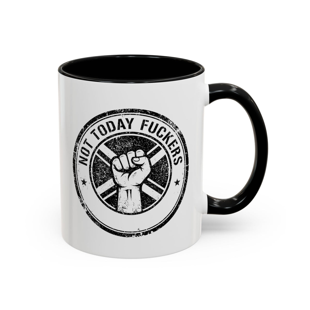 Not Today F*ckers Mug / Funny Motivational Coffee Mug / Sarcastic Morning Mug 11oz/15oz