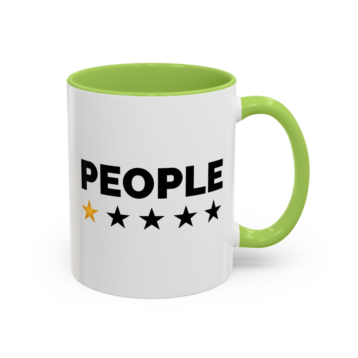 People 1 Star Rating Mug / Funny Sarcastic Coffee Mug / Work Office Humor Mug 11oz/15oz