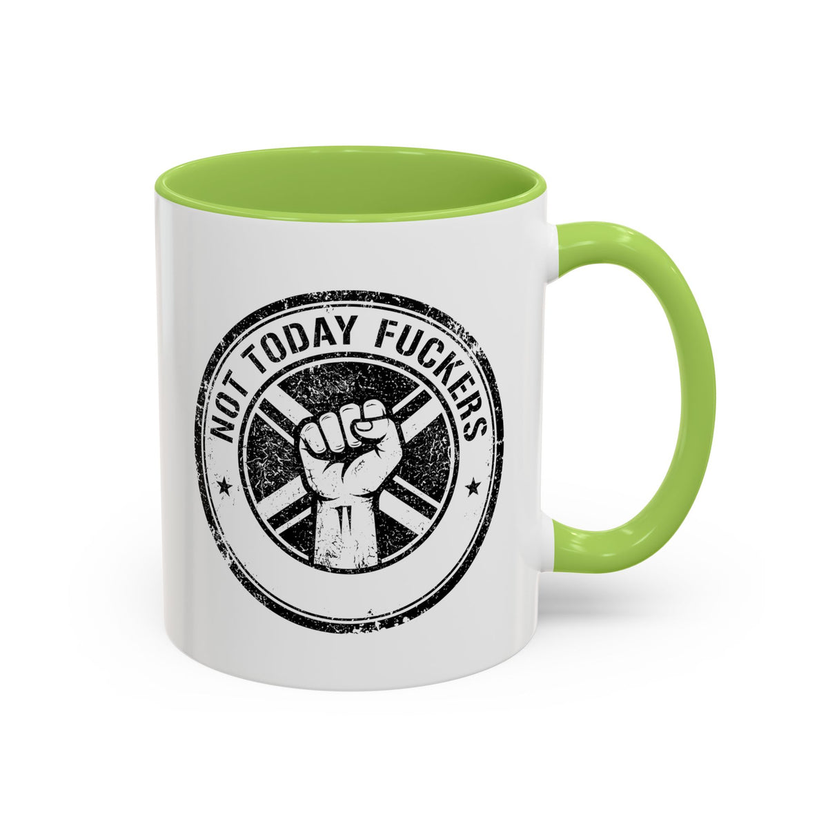 Not Today F*ckers Mug / Funny Motivational Coffee Mug / Sarcastic Morning Mug 11oz/15oz