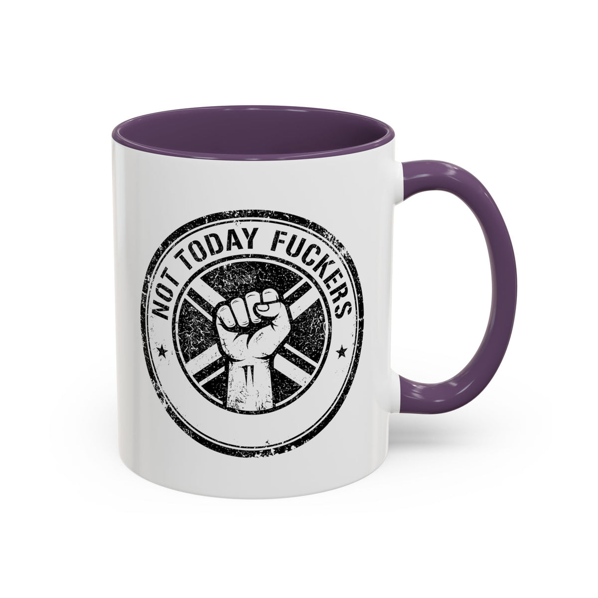 Not Today F*ckers Mug / Funny Motivational Coffee Mug / Sarcastic Morning Mug 11oz/15oz
