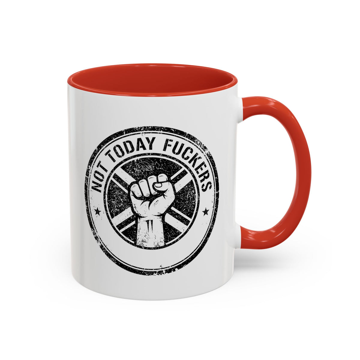 Not Today F*ckers Mug / Funny Motivational Coffee Mug / Sarcastic Morning Mug 11oz/15oz