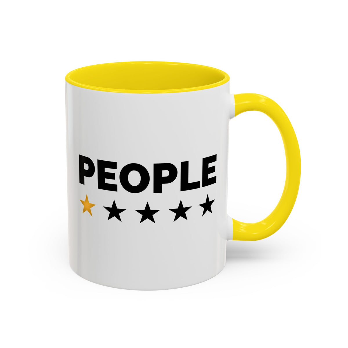 People 1 Star Rating Mug / Funny Sarcastic Coffee Mug / Work Office Humor Mug 11oz/15oz
