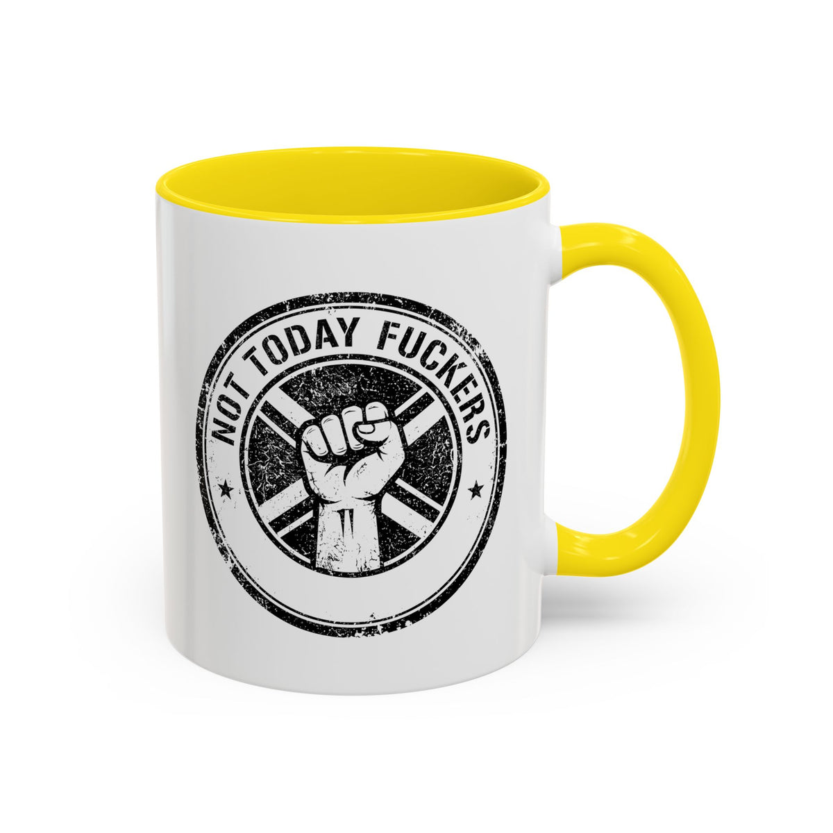 Not Today F*ckers Mug / Funny Motivational Coffee Mug / Sarcastic Morning Mug 11oz/15oz